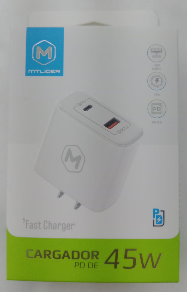 Cargador Turbo PD45W A/C35