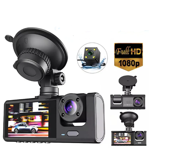 Cámara Automovil 3 1080p Dashcam Hd 170° QJ-K1-231 32G