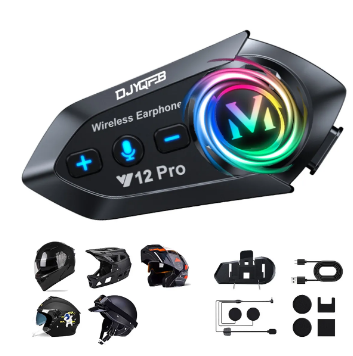 Manos Libres para Casco HELMET 12Pro