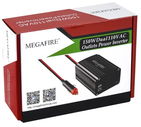 Inversor Megafire 150W 110AC