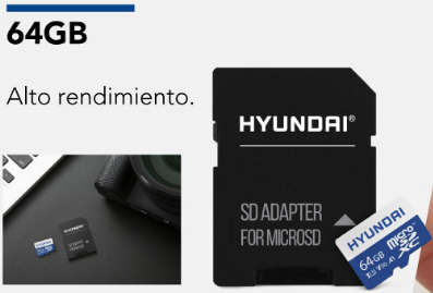 Memoria Micro SD 64GB HYUNDAI