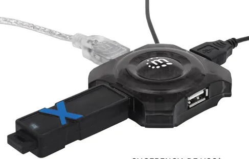 Hub Usb 4 Puertos manhattan  ACCITL2570
