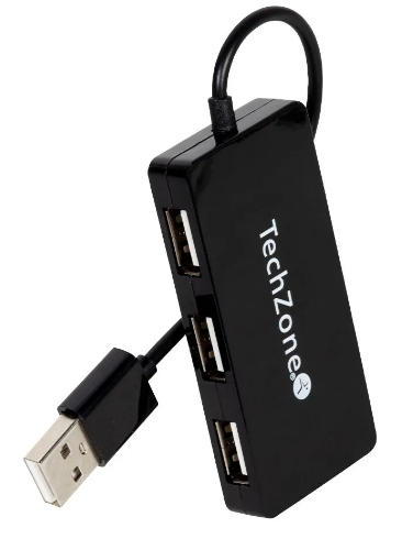 Hub 4 puertos Tech Zone ACCTCH8150