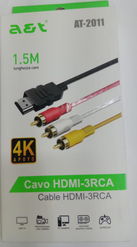 Cable HDMI-3RCA AT-2011