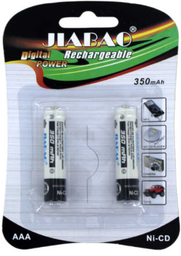 Bat Recargable AAA 350 mAh JIABAO