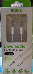 Cable de audio plug-plug AT-70113