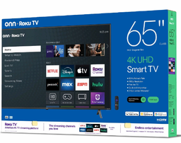 Pantalla onn Roku TV 65" 4k UHD